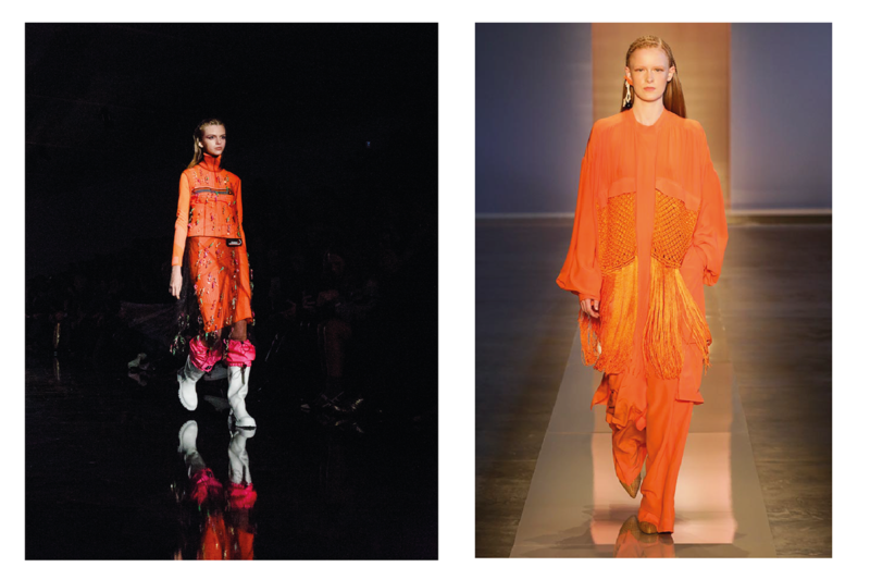 semana de moda internacional laranja